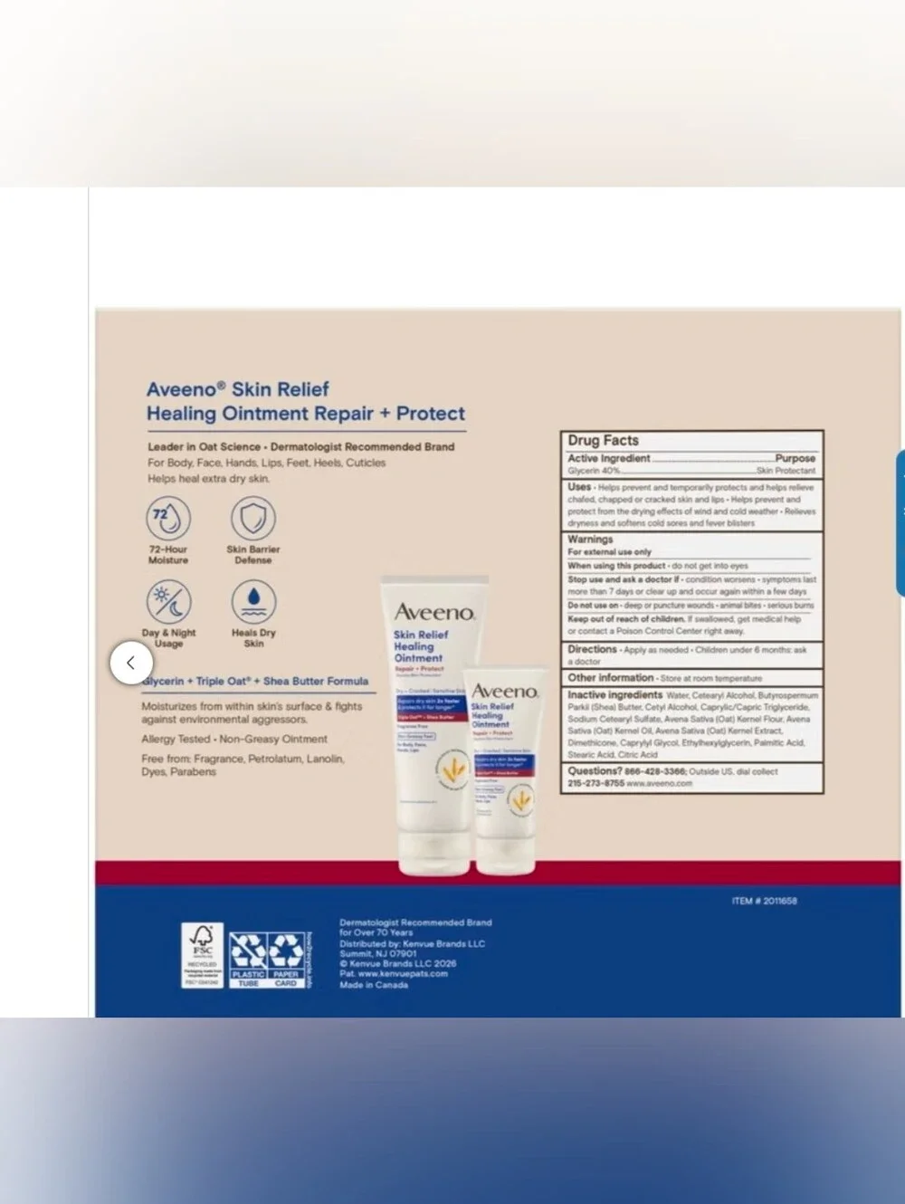Aveeno beauty care